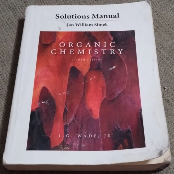 📚Solutions Manual For Organic Chemistry- Leroy G. Wadeand - Picture 1 of 4